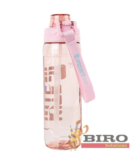 Sticlă pentru apă KITE, roz, 800 ml
