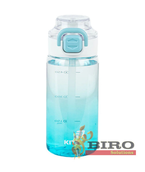 Sticlă pentru apă KITE, albastră, 600 ml