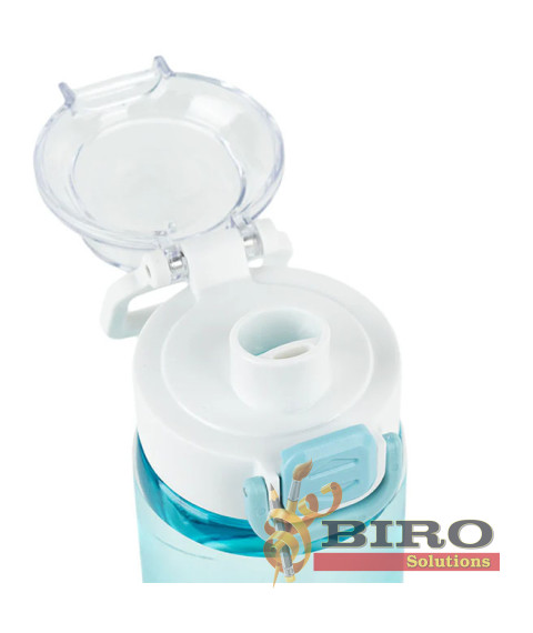 Sticlă pentru apă KITE, albastră, 600 ml