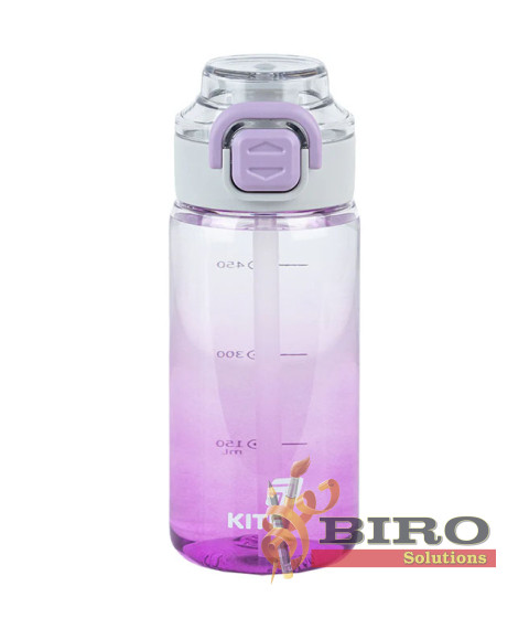 Sticlă pentru apă KITE, mov, 600 ml