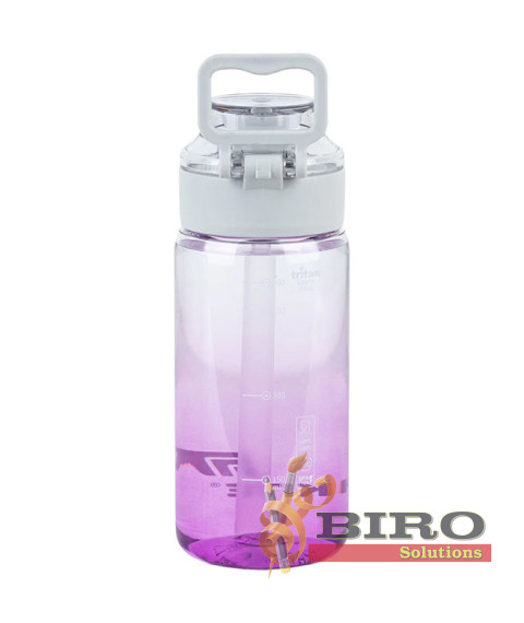 Sticlă pentru apă KITE, mov, 600 ml