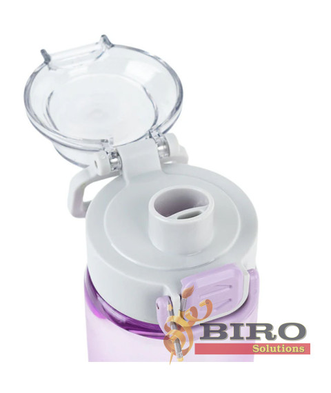 Sticlă pentru apă KITE, mov, 600 ml