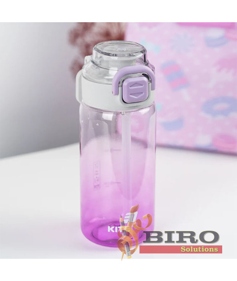 Sticlă pentru apă KITE, mov, 600 ml