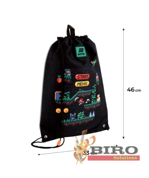 Sac pentru încălțăminte Kite Pixel Game K25-600M-6 46×33 cm