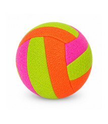 Minge de volei gonflabilă L839-2-1, portocalie cu verde, cod 10259B