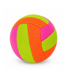 Minge de volei gonflabilă L839-2-1, portocalie cu verde, cod 10259B