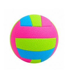 Minge de volei gonflabilă L839-2-2, roz cu verde, cod 10260B