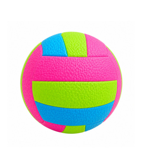 Minge de volei gonflabilă L839-2-2, roz cu verde, cod 10260B