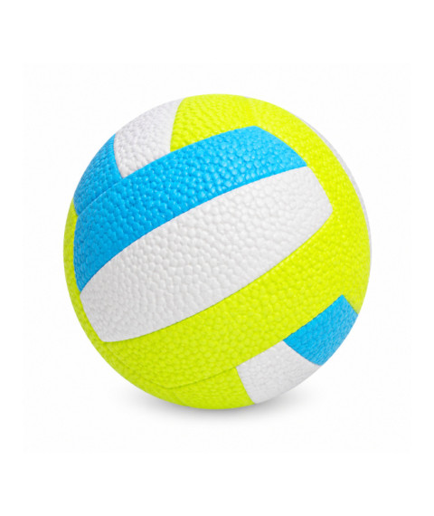 Minge de volei gonflabilă L839-2-3, albă cu albastru, cod 10261B