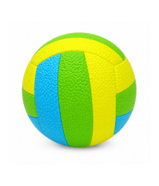 Minge de volei gonflabilă L839-2-4, verde cu albastru, cod 10262B
