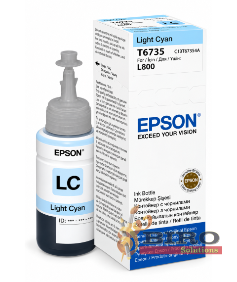 Cerneală Epson T67354A Light Cyan pentru L800/805/810/850/1800, T6735, 70 ml