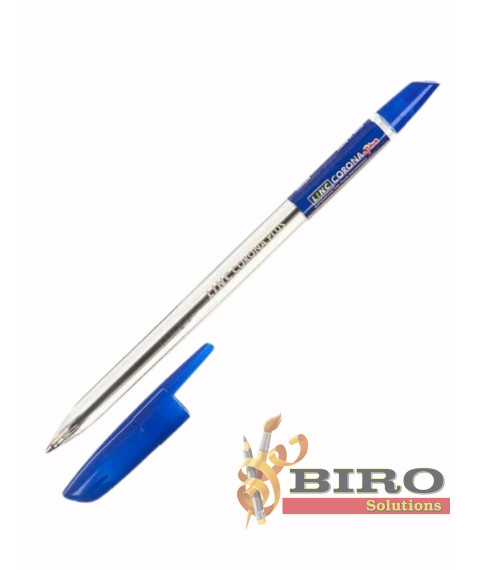Pix cu bilă 0.7 mm, LINC Corona Plus,albastru