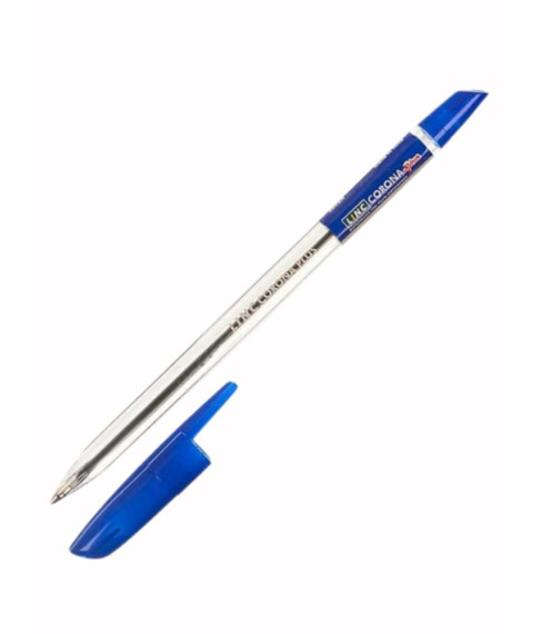 Pix cu bilă 0.7 mm, LINC Corona Plus,albastru