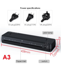 Laminator A3, 2 role, Foska Laminator A3, 2 role, Foska