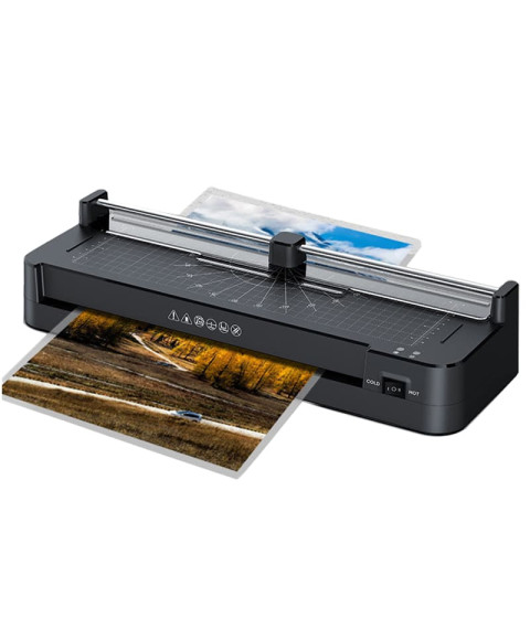 Laminator A3 cu trimmer, 2 role, Foska 