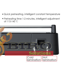 Laminator A3 cu trimmer, 2 role, Foska 