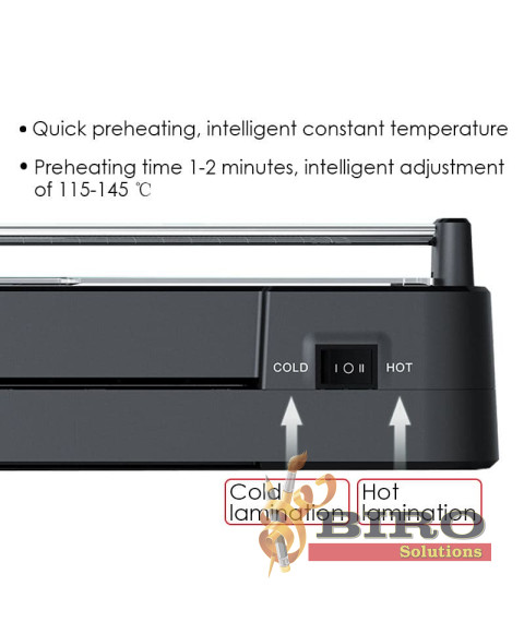 Laminator A3 cu trimmer, 2 role, Foska 
