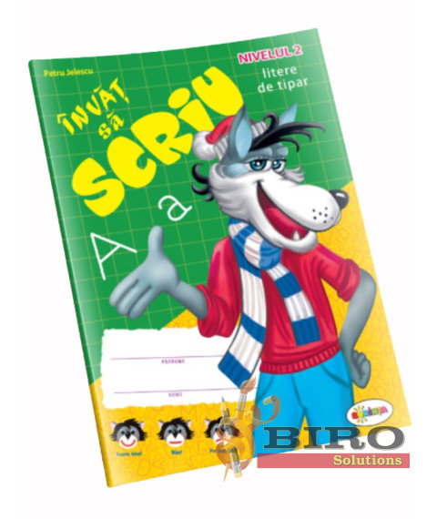Învăț să scriu litere de tipar – Nivelul 2