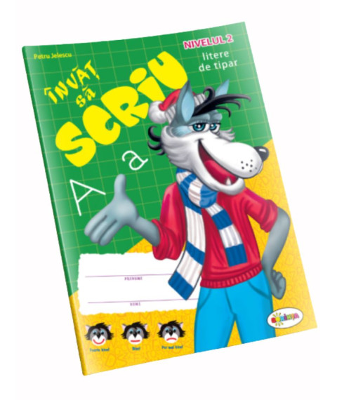 Învăț să scriu litere de tipar – Nivelul 2