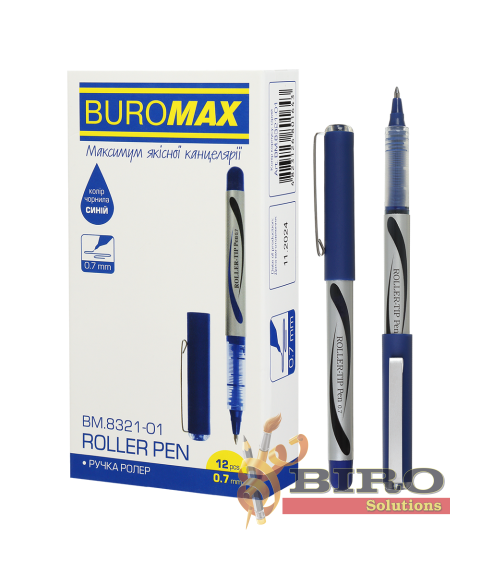 Roller BUROMAX BM8321, 0.7 mm, albastru