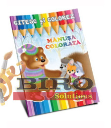 Citesc și colorez – Mănușa colorată