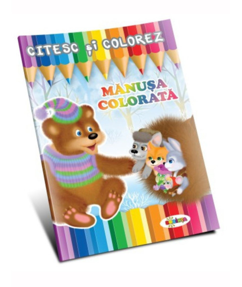 Citesc și colorez – Mănușa colorată