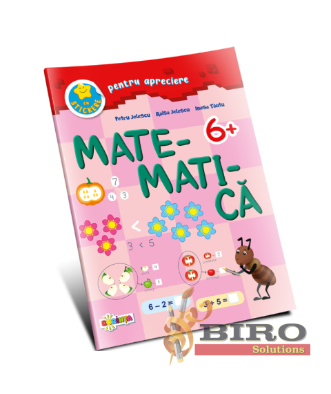 Matematica 6+ cu stickere pentru apreciere