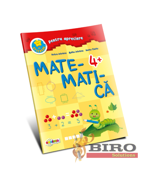 Matematica 4+ cu stickere pentru apreciere