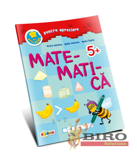 Matematica 5+ cu stickere pentru apreciere
