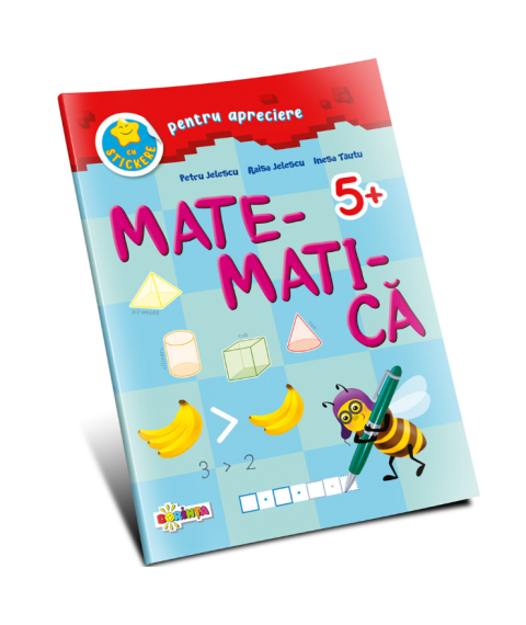Matematica 5+ cu stickere pentru apreciere
