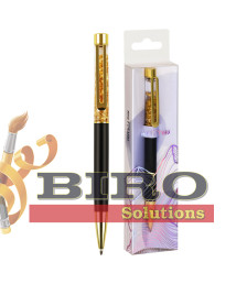 Pix bilă automată MESHU "Gold sand" albastru, 1,0 mm