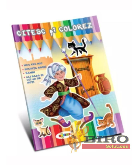 Citesc și colorez – Muc cel mic