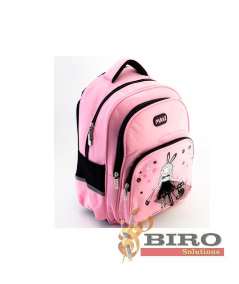 Ghiozdan ortopedic 15", roz, 37,5 × 27,5 × 16,5 cm, MX86223