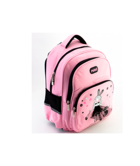 Ghiozdan ortopedic 15", roz, 37,5 × 27,5 × 16,5 cm, MX86223
