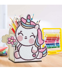 Suport pentru pixuri cu mozaic, Unicorn drăguț