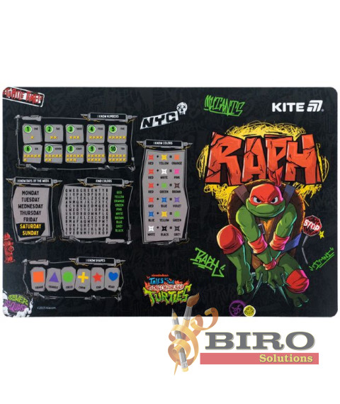 Covoraș de masă KITE Ninja Turtles, 42,5 × 29 cm