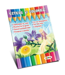 Citesc și colorez – Umbreluțe în vânt