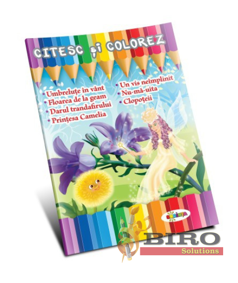 Citesc și colorez – Umbreluțe în vânt