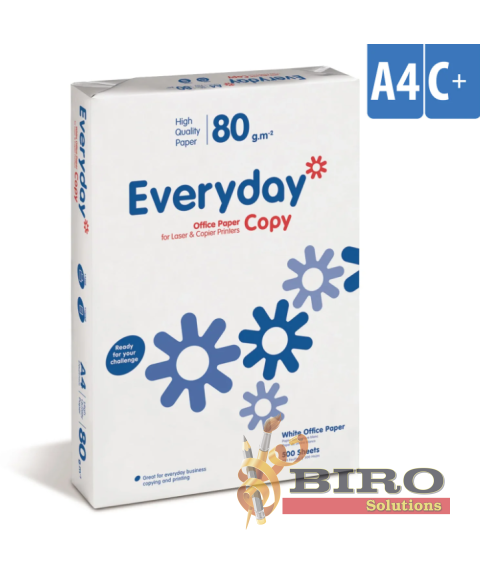 Hârtie EVERYDAY A4, 80 g/mp, 500 Foi, Clasa C+