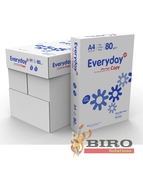 Hârtie EVERYDAY A4, 80 g/mp, 500 Foi, Clasa C+