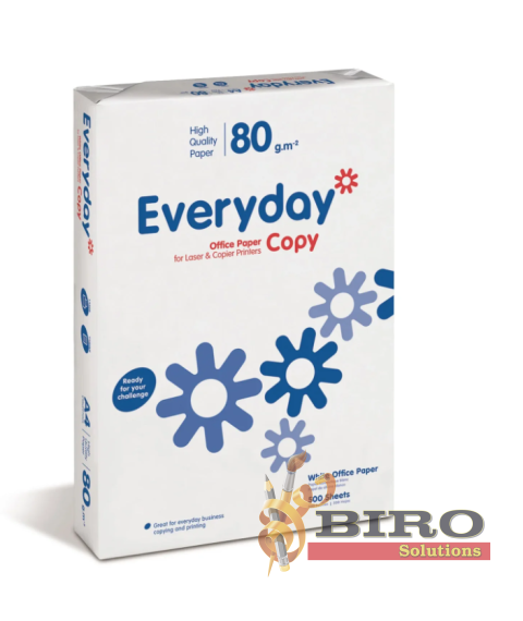 Hârtie EVERYDAY A4, 80 g/mp, 500 Foi, Clasa C+