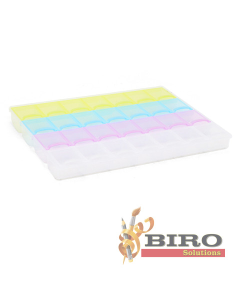 Organizator din plastic cu 28 de celule