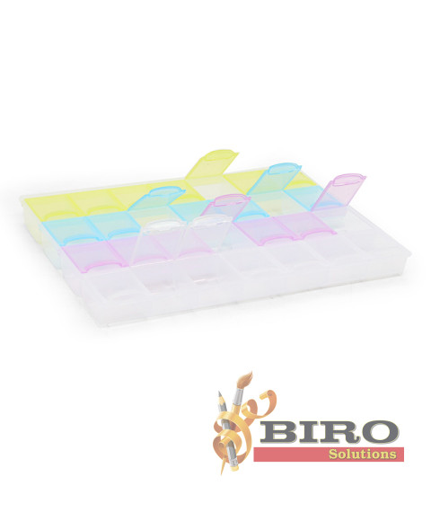 Organizator din plastic cu 28 de celule