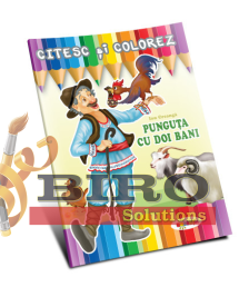 Citesc și colorez – Punguța cu doi bani