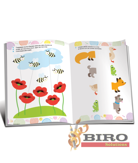 Marea Carte. IQ Start 3+ (70 Autocolante)
