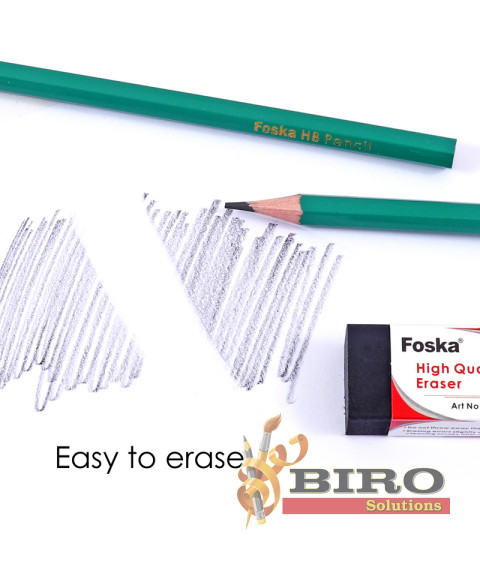 Creion grafit HB ecologic, din plastic reciclat, Foska QB114A