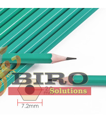 Creion grafit HB Foska Green fără radieră, din plastic, verde, QB114W