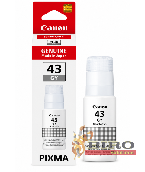 Cerneală Canon GI-43GY Grey, 60 ml, pentru PIXMA G540 / G640