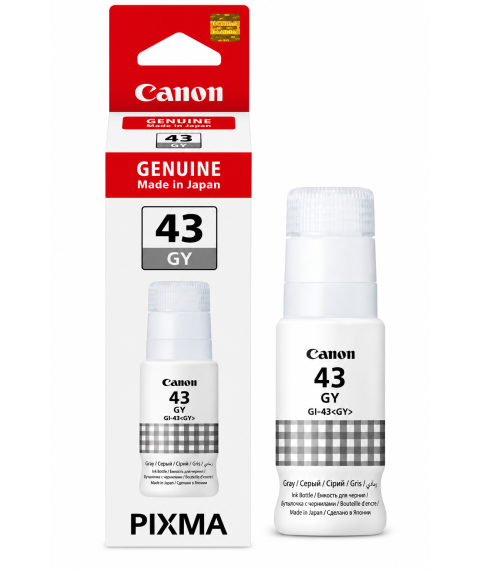 Cerneală Canon GI-43GY Grey, 60 ml, pentru PIXMA G540 / G640