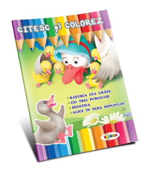 Citesc și colorez – Rățușca cea urâtă